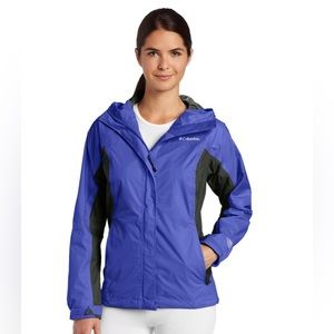 Columbia Raincoat Lightweight Zippered Rain Jacket